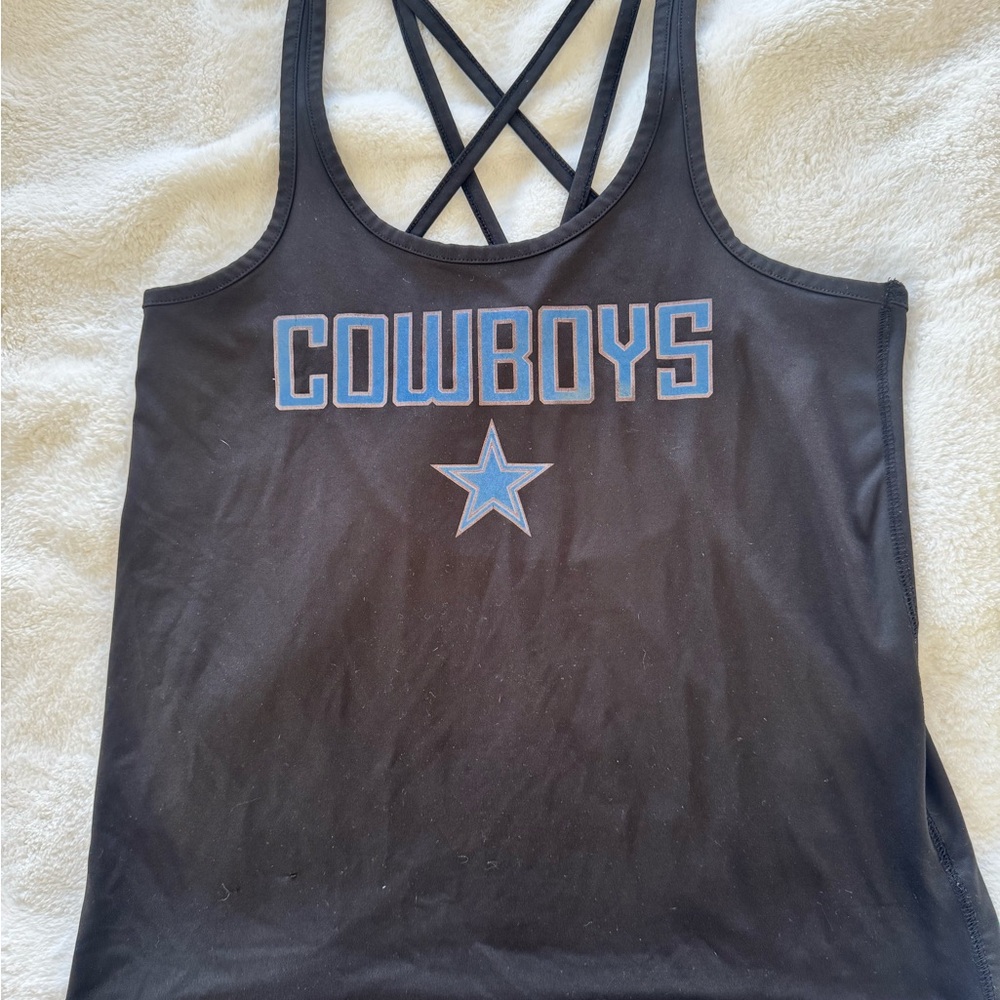 Black Cowboys Tank Top